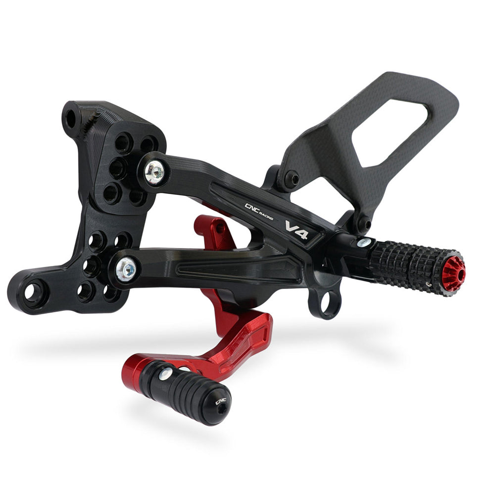CNC Racing Adjustable Rearsets Carbon for Ducati Streetfighter V4 - Shop name