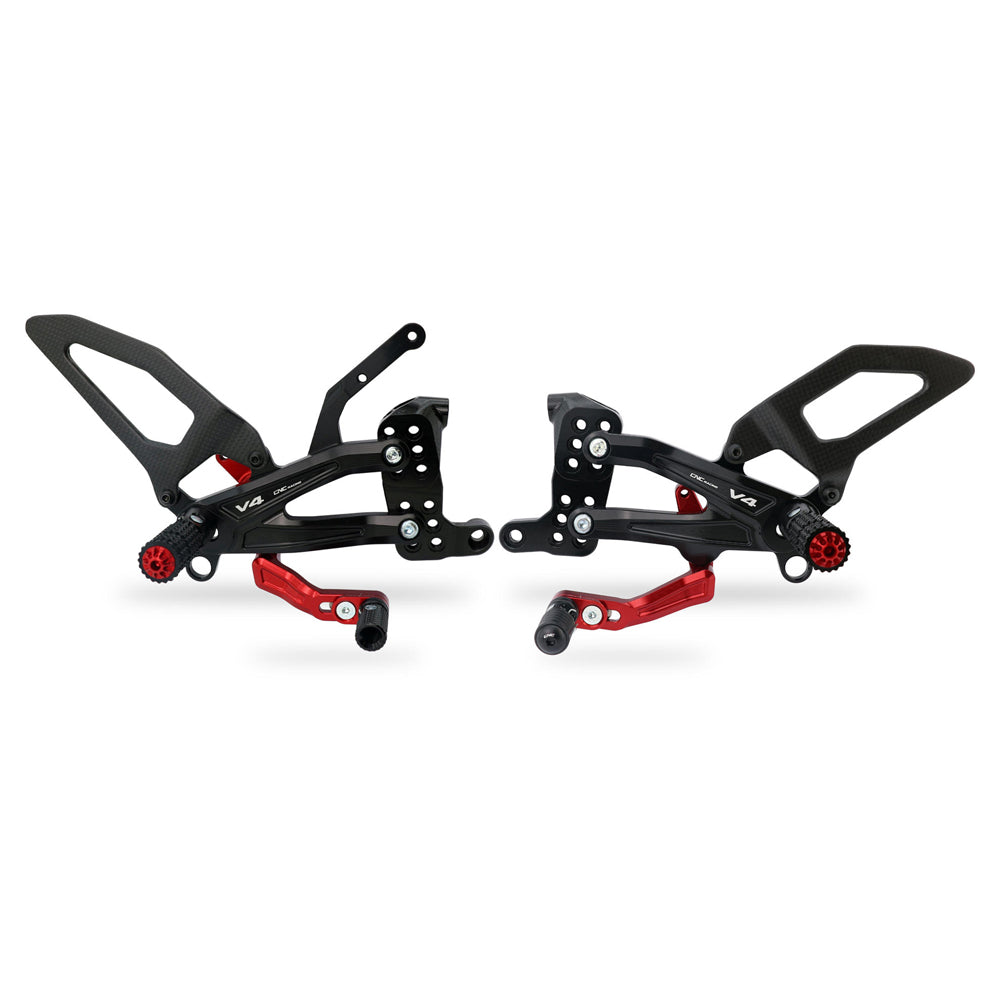 CNC Racing Adjustable Rearsets Carbon for Ducati Streetfighter V4 - Shop name
