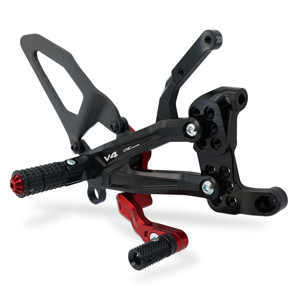 CNC Racing Adjustable Rearsets Carbon for Ducati Streetfighter V4 - Shop name