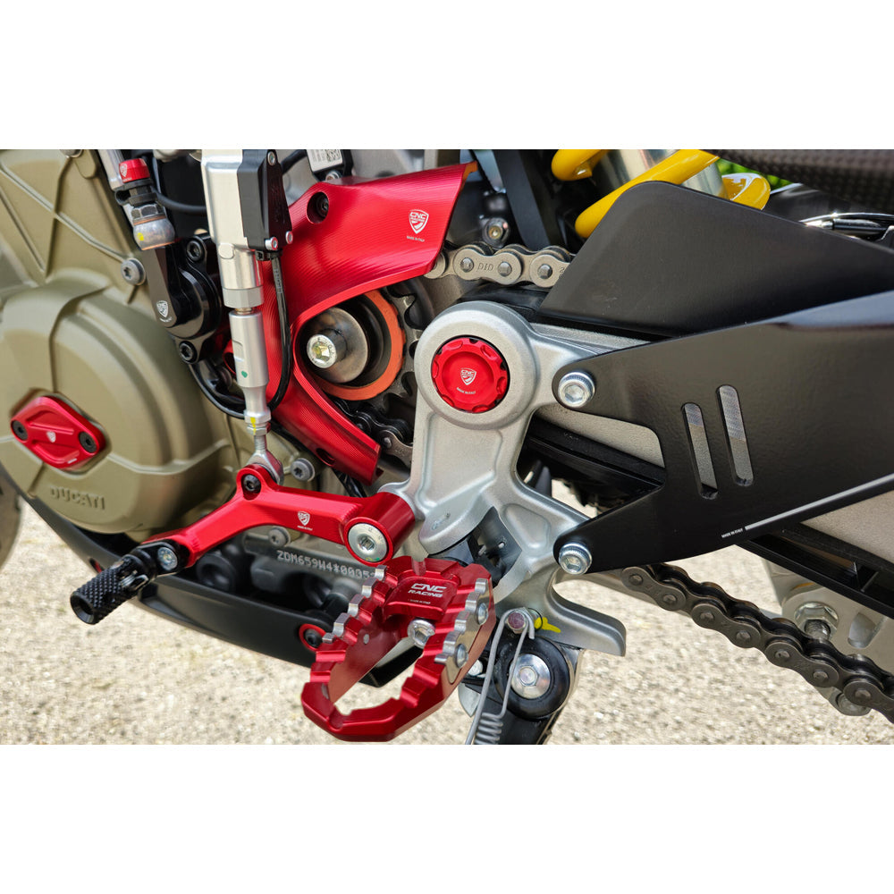 CNC Racing Central Bolt Caps Kit Oem Rearsets for Ducati - Shop name