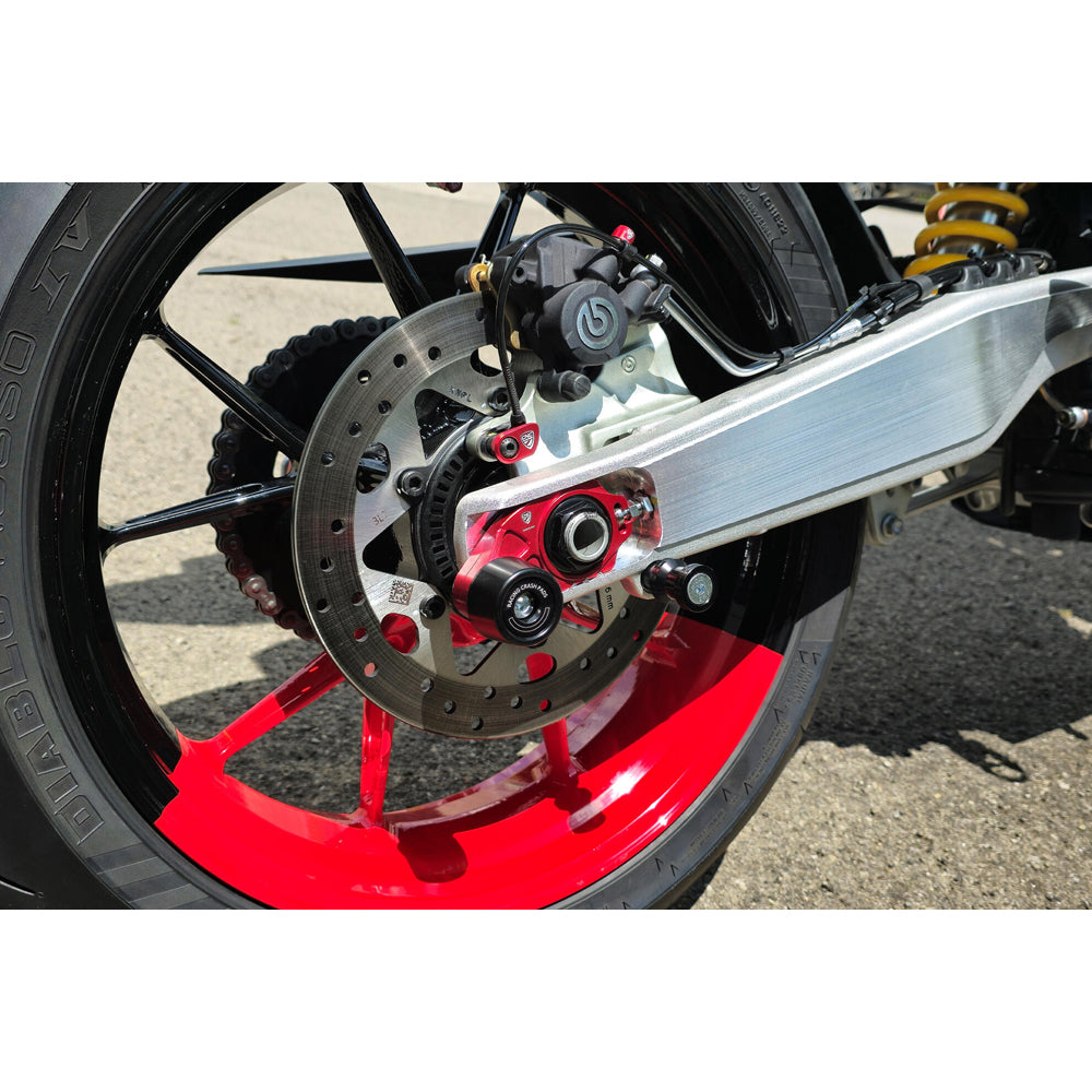 CNC Racing Chain Adjuster Racing with Crash Pad for Ducati - Shop name