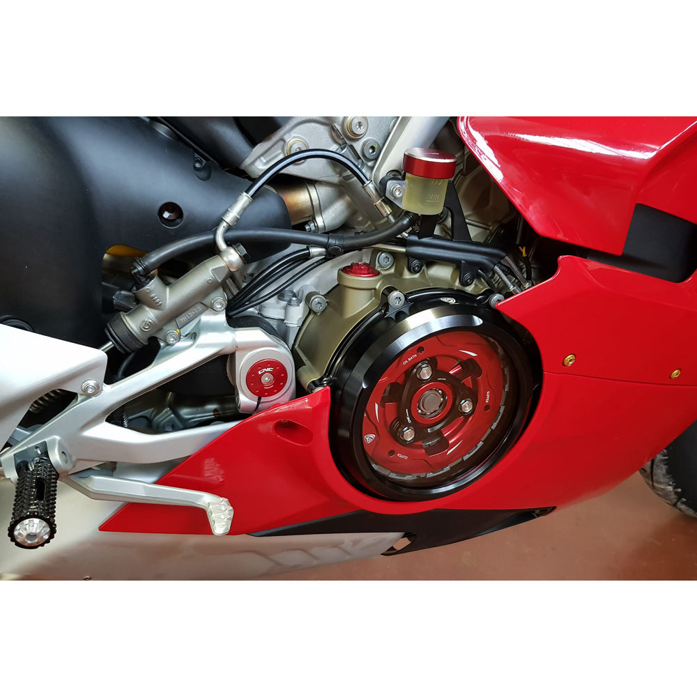 CNC Racing Clear Oil Bath Clutch Cover for Ducati - Shop name