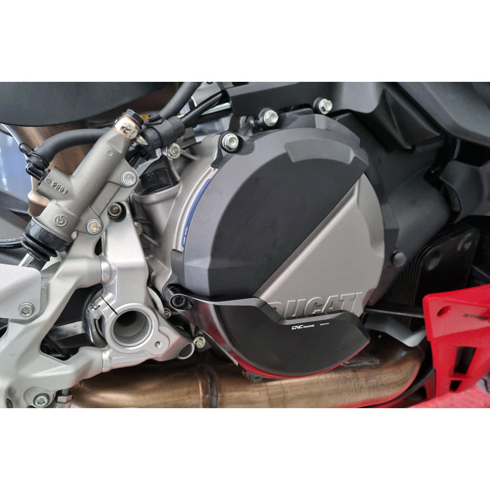 CNC Racing Clutch Cover Protector for Ducati Streetfighter V2 - Shop name