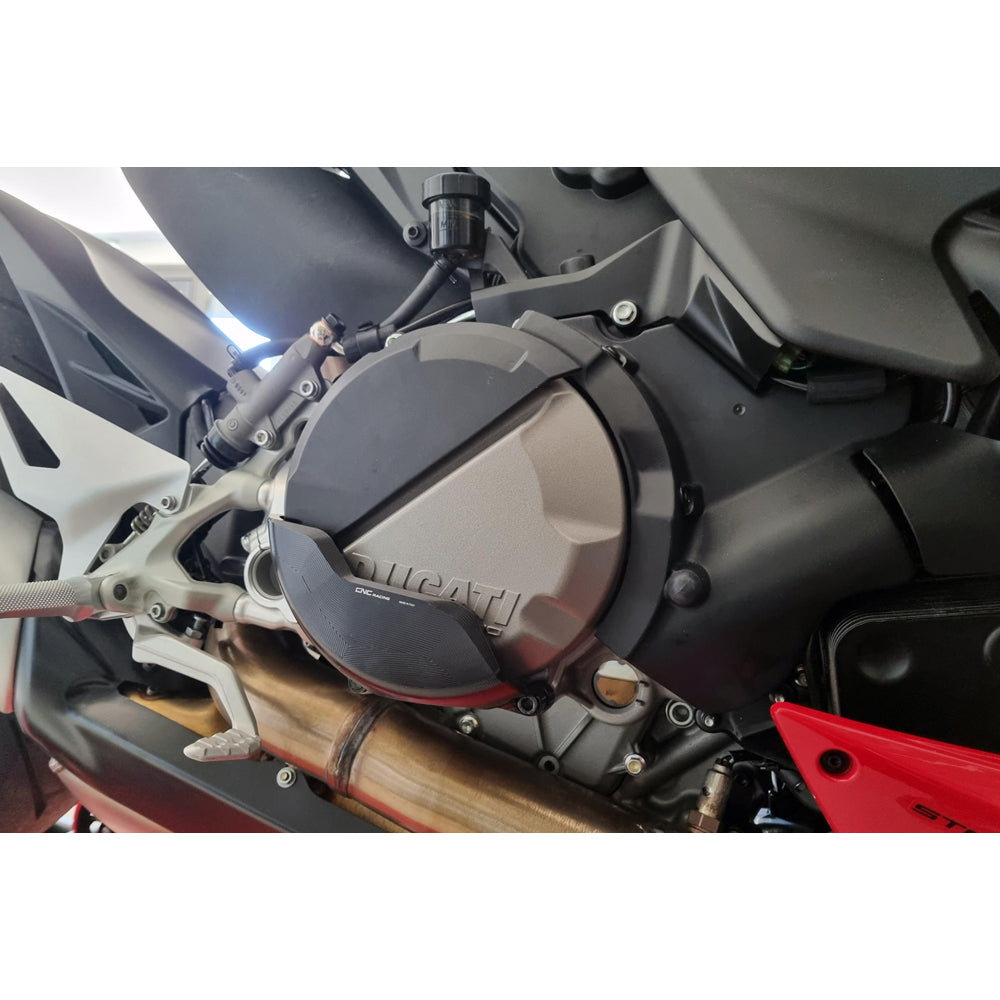 CNC Racing Clutch Cover Protector for Ducati Streetfighter V2 - Shop name
