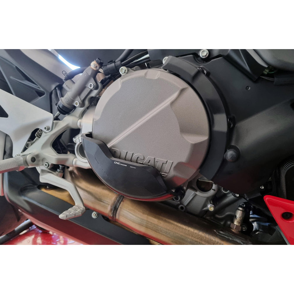 CNC Racing Clutch Cover Protector for Ducati Streetfighter V2 - Shop name