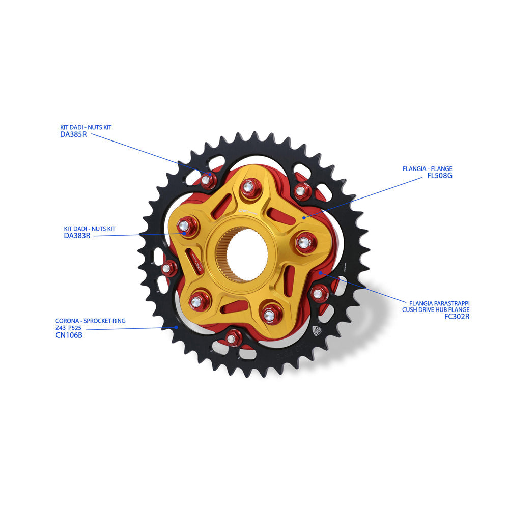 CNC Racing Cush Drive Hub Flange for MV Agusta FC302 - Shop name