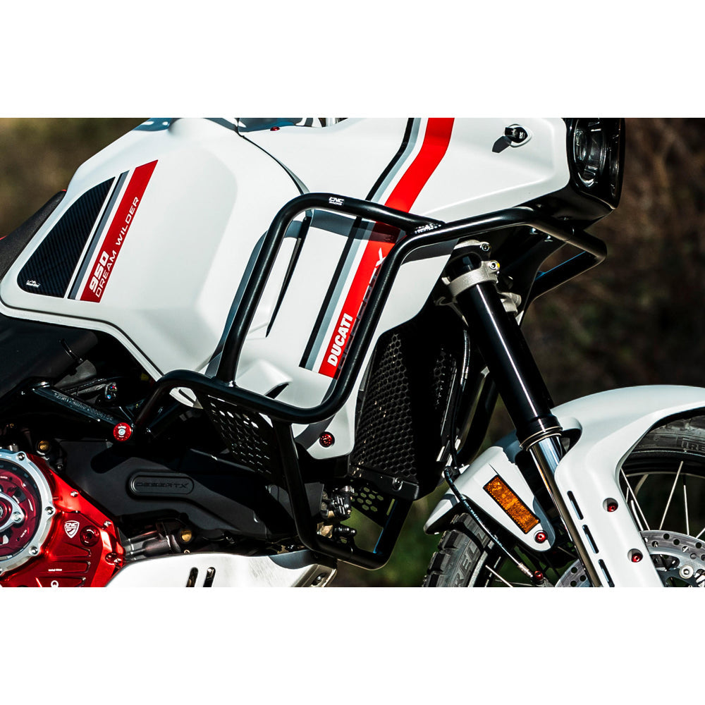 CNC Racing Engine Guard in Steel Tubes for Ducati DesertX - Shop name