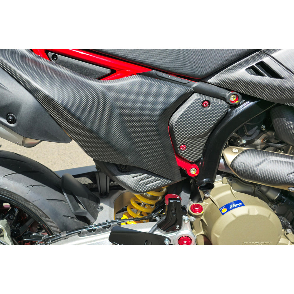 CNC Racing Exhaust Pipe Rear Heat Guard Carbon for Ducati Hypermotard 698 Mono - Shop name