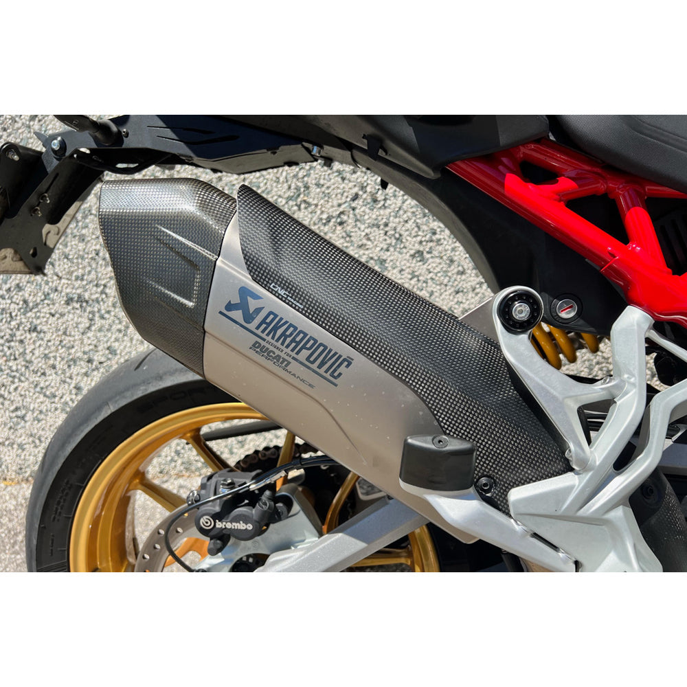 CNC Racing Exhaust Silencer Akrapovic Full System Heat Guard Carbon for Ducati - Shop name