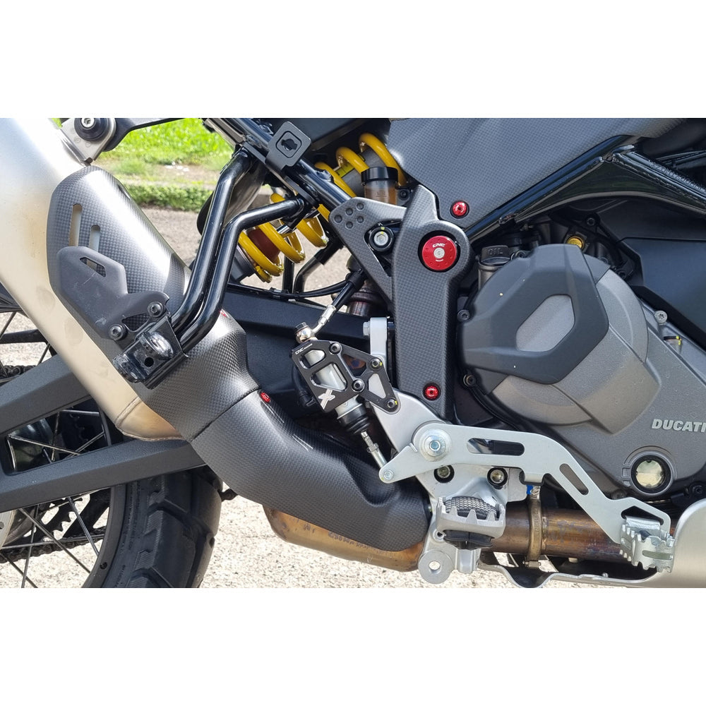 CNC Racing Exhaust Silencer Full Guard Carbon for Ducati DesertX - Shop name