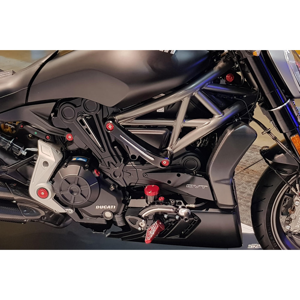 CNC Racing Frame Slider for Ducati XDIavel Bicolor - Shop name