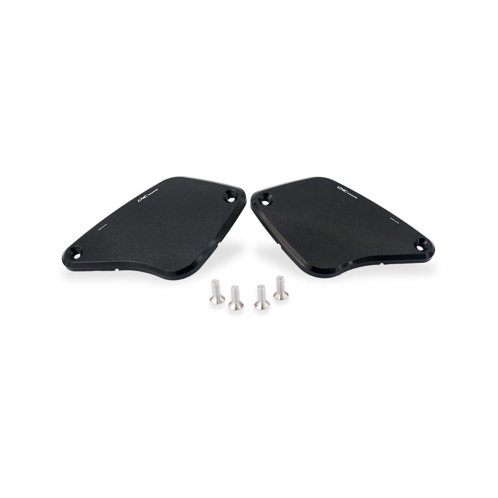 CNC Racing Front Brake and Clutch Fluid Reservoir Caps Streaks for Ducati - Shop name
