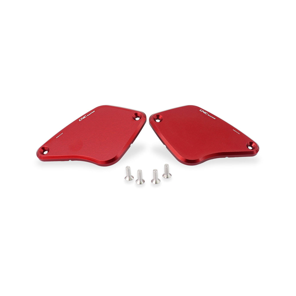 CNC Racing Front Brake and Clutch Fluid Reservoir Caps Streaks for Ducati - Shop name