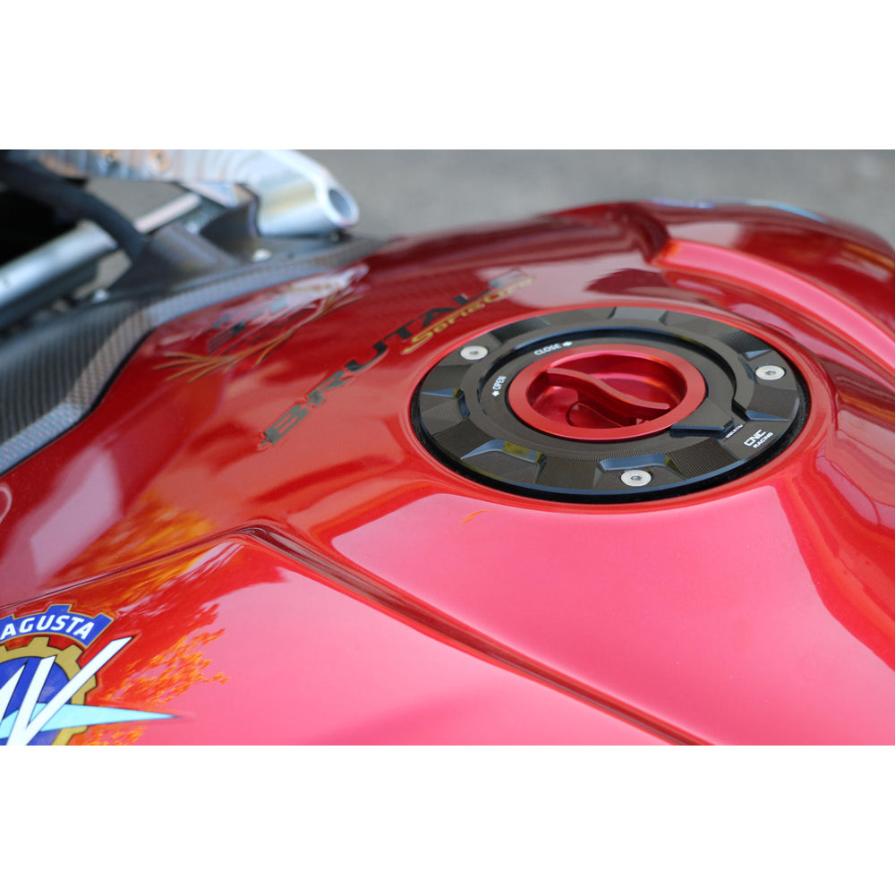 CNC Racing Fuel Tank Cap - Fast Open Plug - Shop name