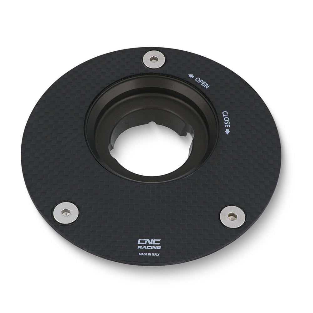 CNC Racing Fuel Tank Cap - Flange Carbon Fiber TSB23 - Shop name