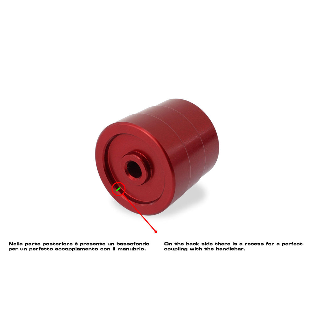 CNC Racing Handlebar Ends Bi-color - Shop name