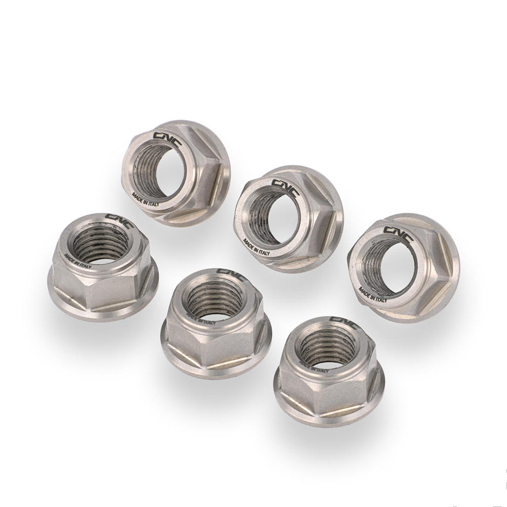 CNC Racing Nuts Ring Gear for Ducati M8x1.25 - Titanium - Shop name