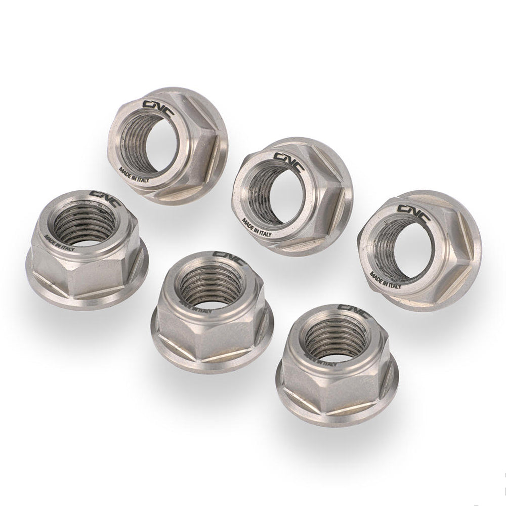 CNC Racing Nuts Sets Rear Sprocket Flange for Ducati M10x1 - Titanium - Shop name