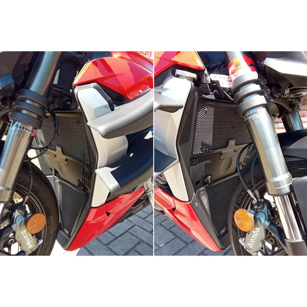 CNC Racing Radiator Guard for Ducati Streetfighter V2 - Shop name