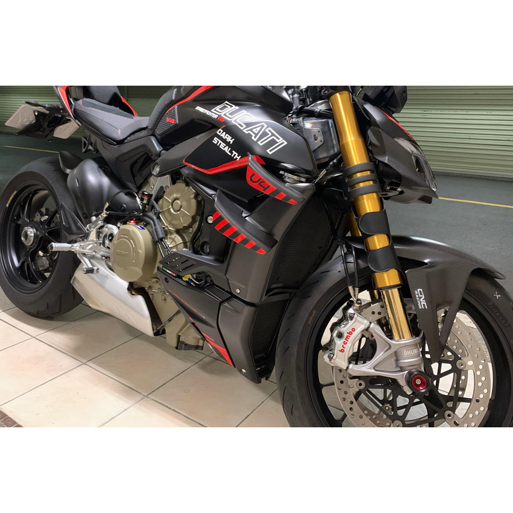 CNC Racing Radiator Side Covers Carbon for Ducati Streetfighter V4 - Shop name