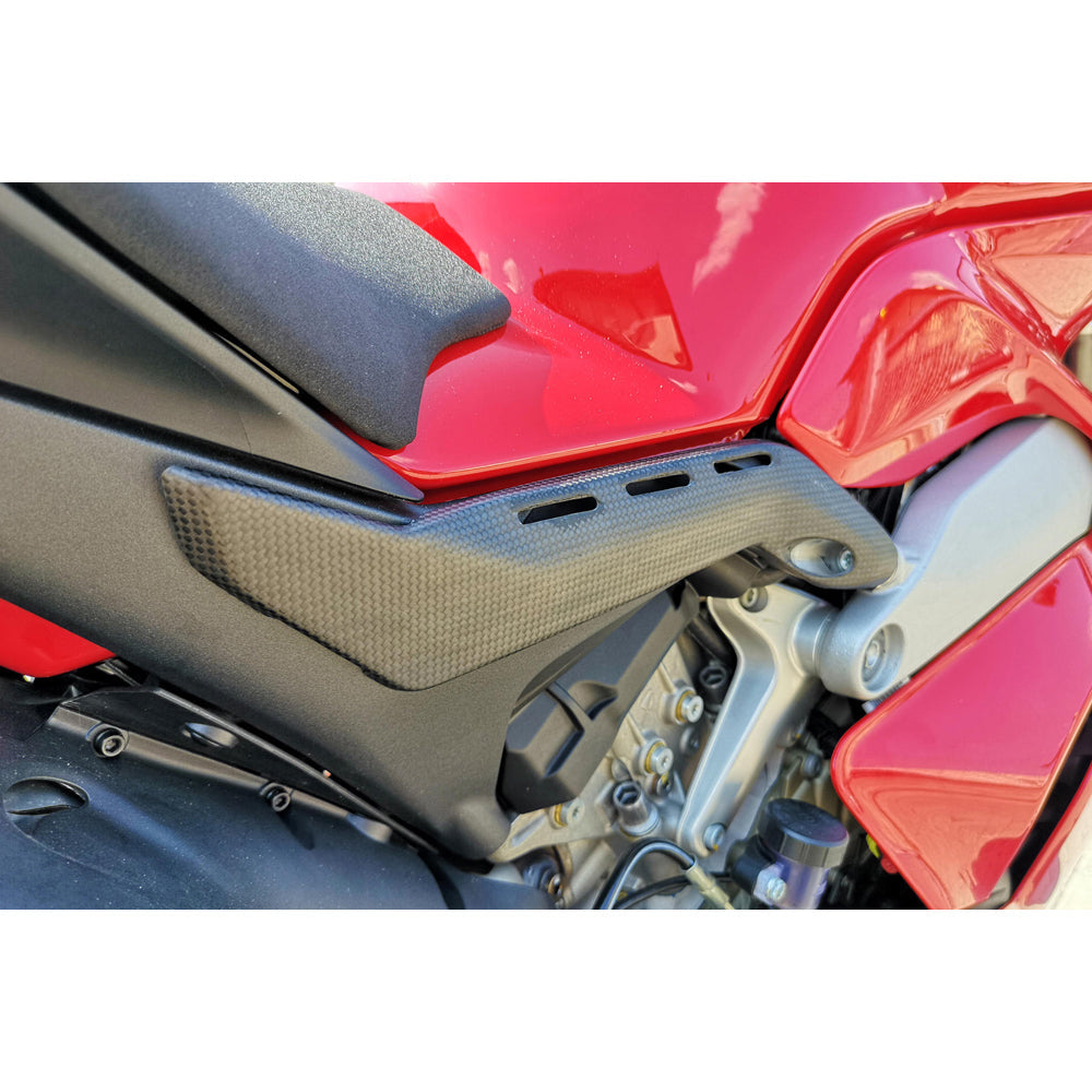 CNC Racing Rear Subframe Covers Matt Carbon for Ducati Panigale V4 - Shop name