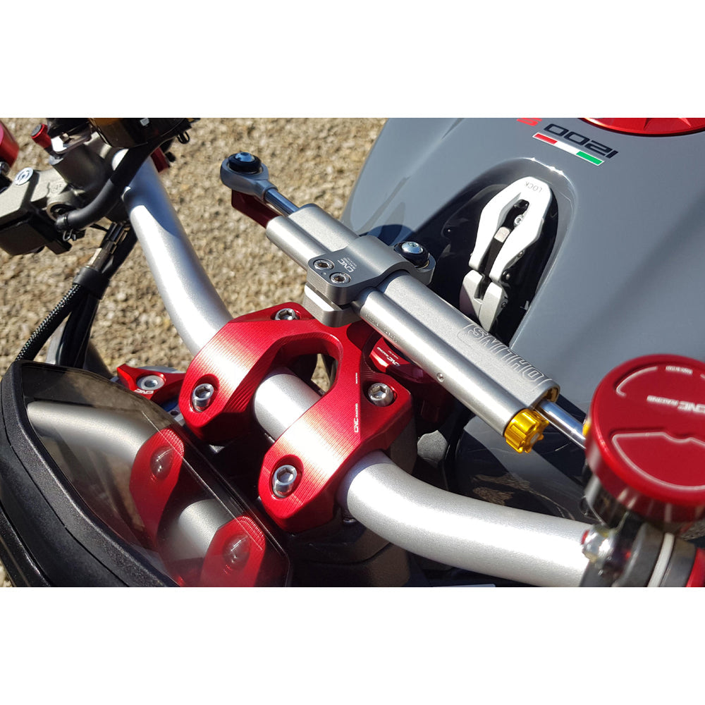 CNC Racing Steering Damper Kit - Handlebar Top Clamp for Ducati - Shop name