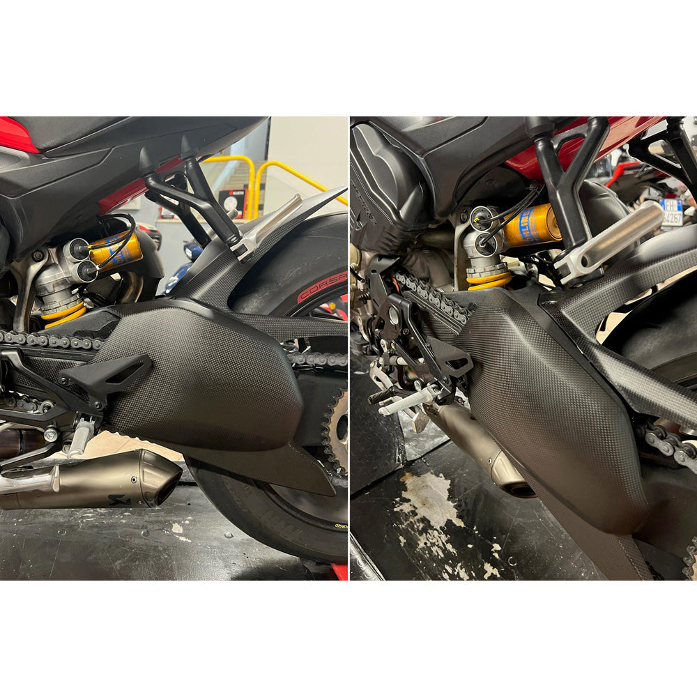 CNC Racing Swingarm Cover Carbon for Ducati Streetfighter V4 - Shop name
