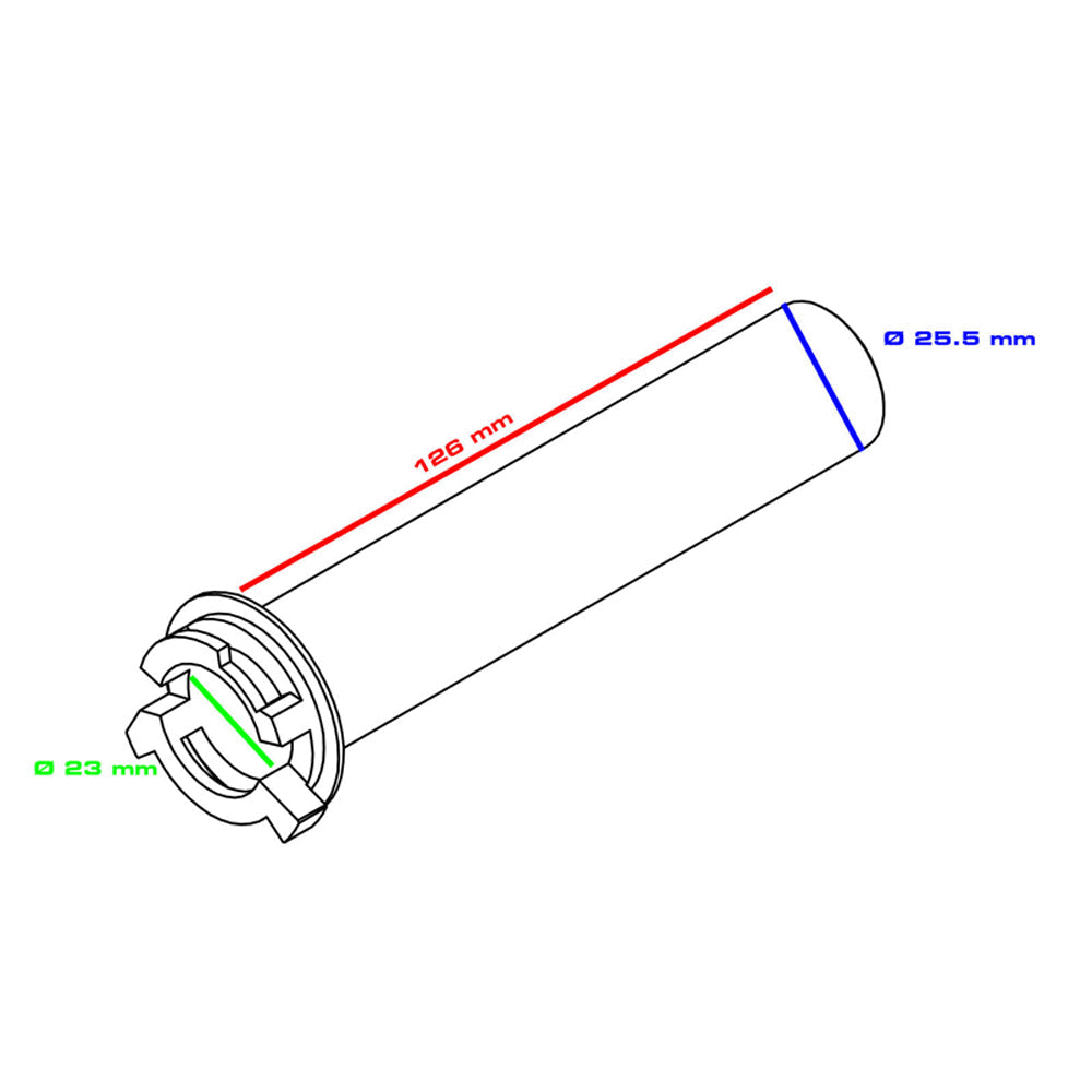CNC Racing Throttle Control Tube RBW for Ducati - Shop name
