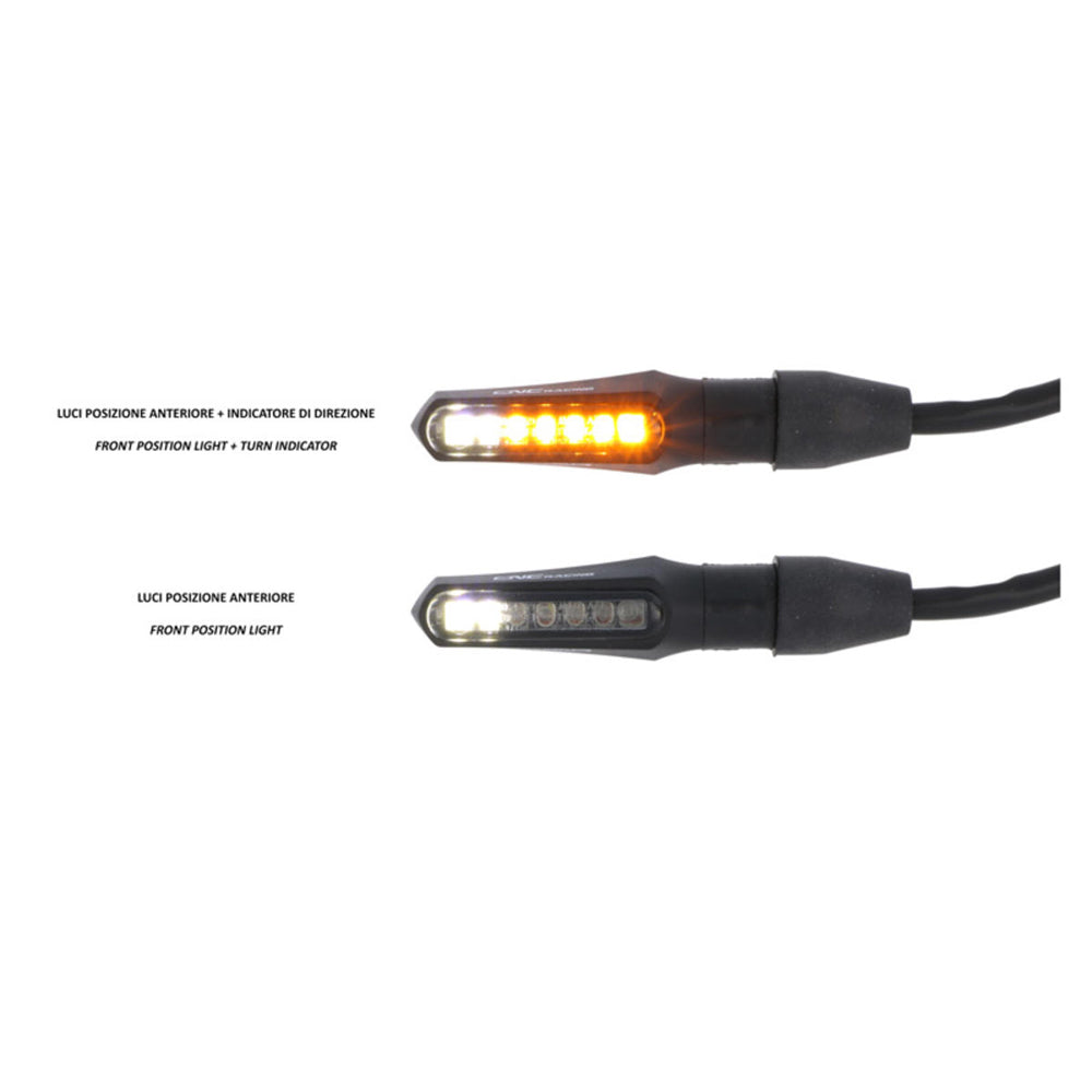 CNC Racing Turn Indicator Task + Front Position Light Led - Shop name