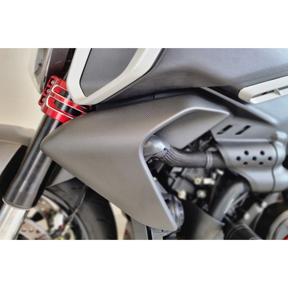 CNC Racing Water Cooler Side Covers Carbon for Ducati Diavel V4 - Shop name