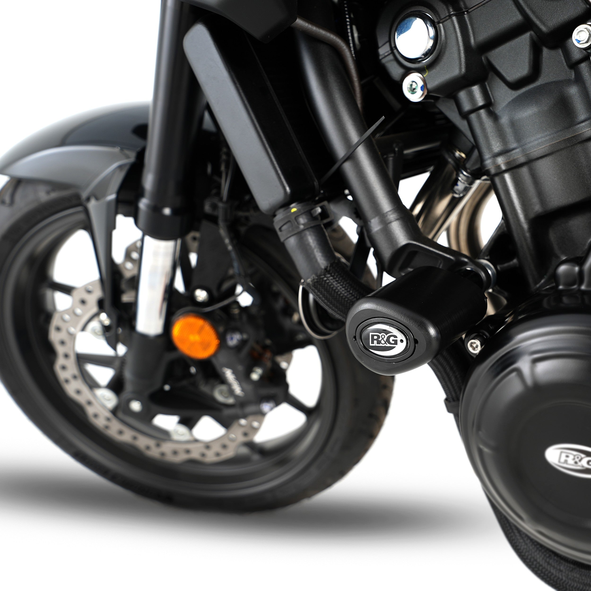 R&G Crash Protectors | Black | Honda CB 400 X 2019>2020 & Honda CB 500 F 2013>2023 & Honda CB 500 X 2013>2021 & Honda NX500 2024>2025 & Honda CB500 Hornet 2024>Current