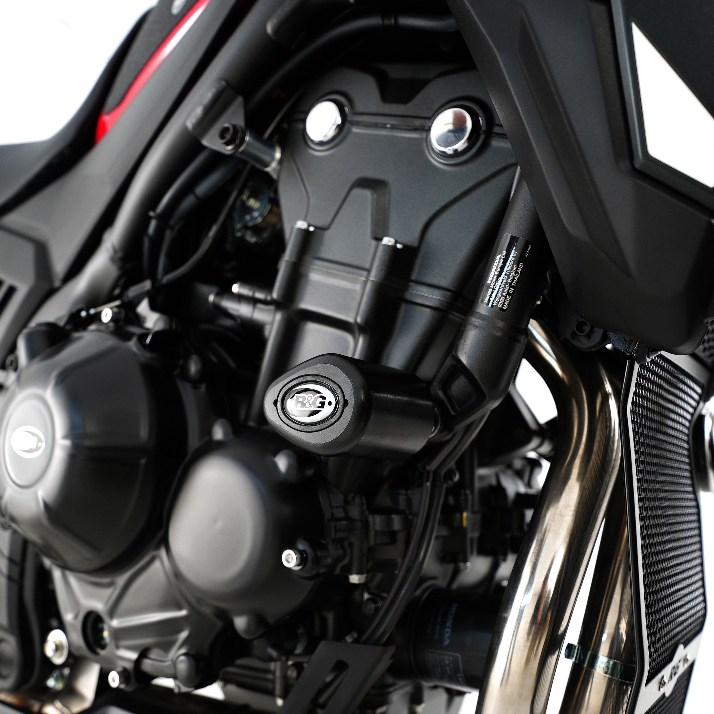 R&G Crash Protectors | Black | Honda CB 400 X 2019>2020 & Honda CB 500 F 2013>2023 & Honda CB 500 X 2013>2021 & Honda NX500 2024>2025 & Honda CB500 Hornet 2024>Current