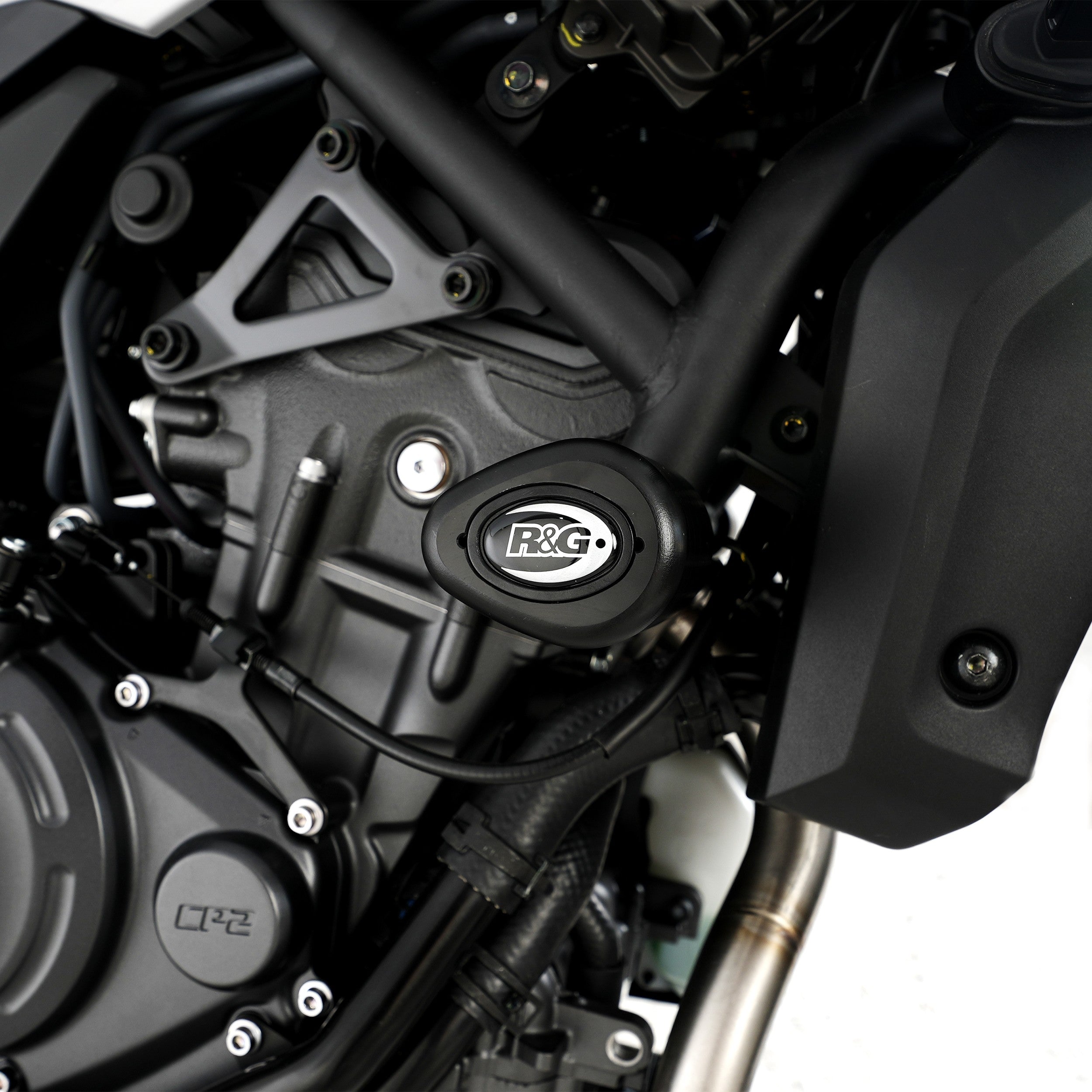 R&G Crash Protectors | Black | Yamaha XSR 700 2016>Current & Fantic Caballero 700 2023>Current & Yamaha Tracer 700 2016>2020 & Yamaha MT-07 2014>Current