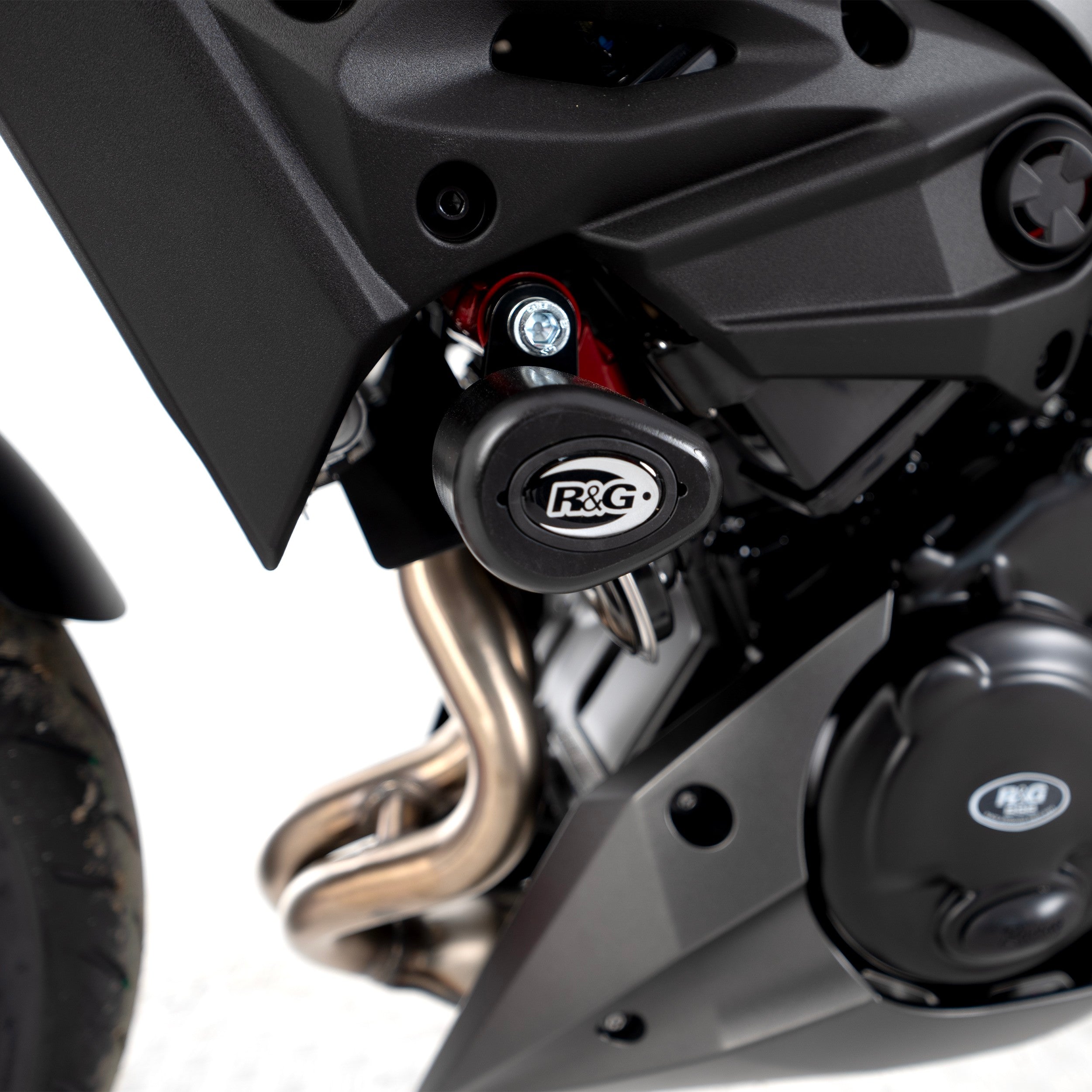 R&G Crash Protectors | Black | Kawasaki Z 400 2019>2020 & Kawasaki Z 250 SL 2019 & Kawasaki Ninja 250 2018>2020 & Kawasaki Z 500 2024>Current & Kawasaki Ninja 500 2024>Current & Kawasaki Ninja 400 2018>Current