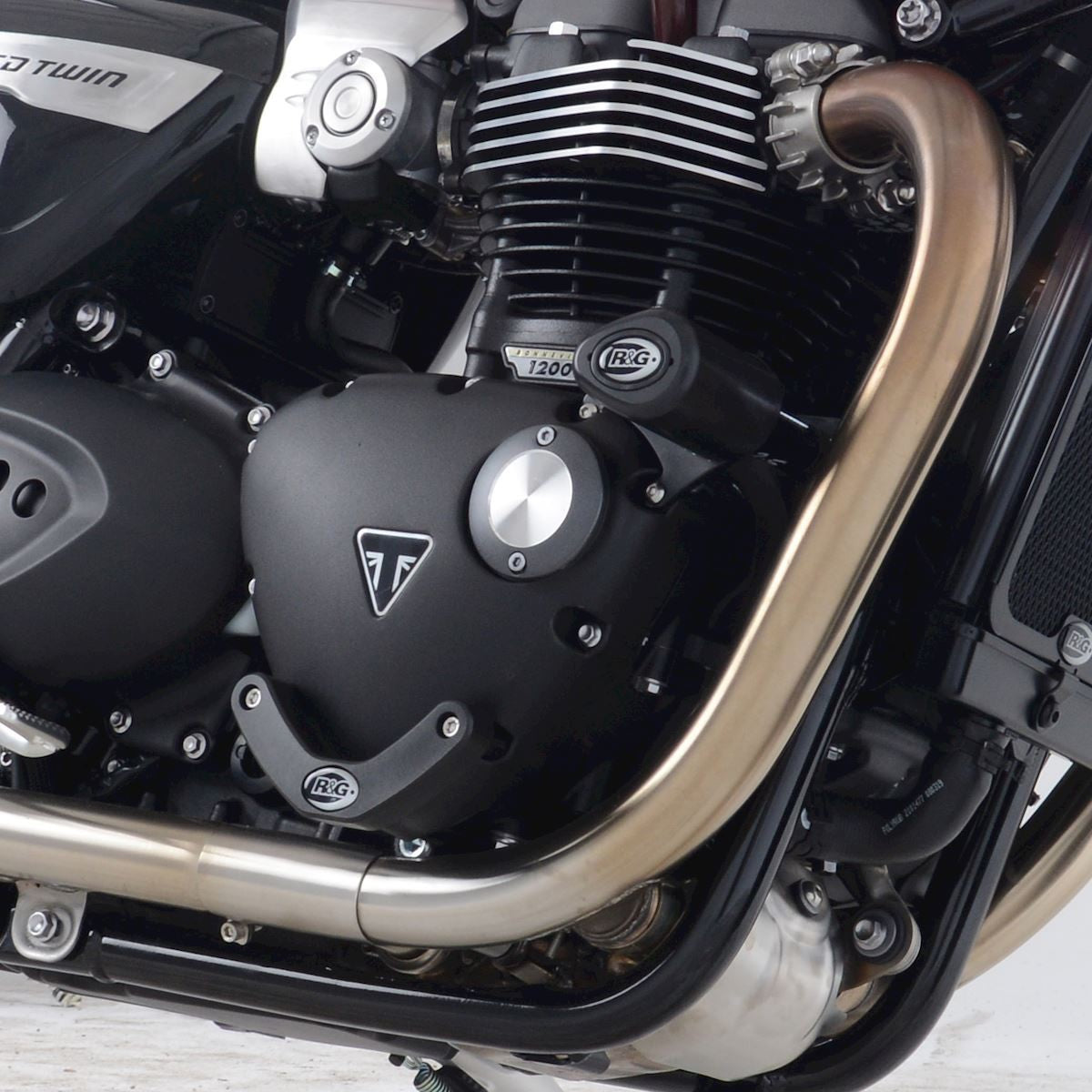 R&G Crash Protectors | Black | Triumph Speed Twin 1200 2019>2020 - Pyramid Motorcycle Accessories