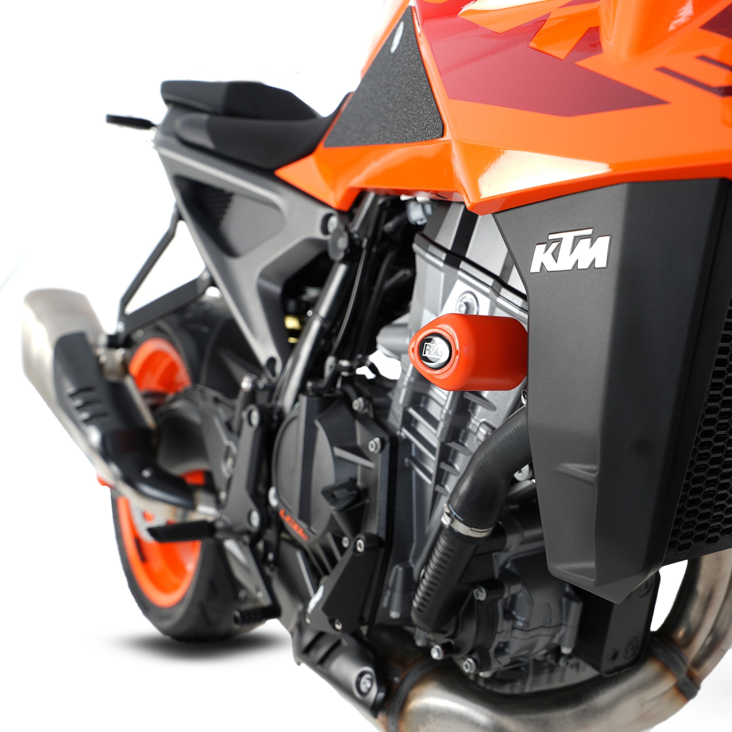 R&G Crash Protectors | Orange | KTM 890 Duke R 2020>2024 & KTM 990 Duke 2024 & KTM 790 Duke 2018>Current