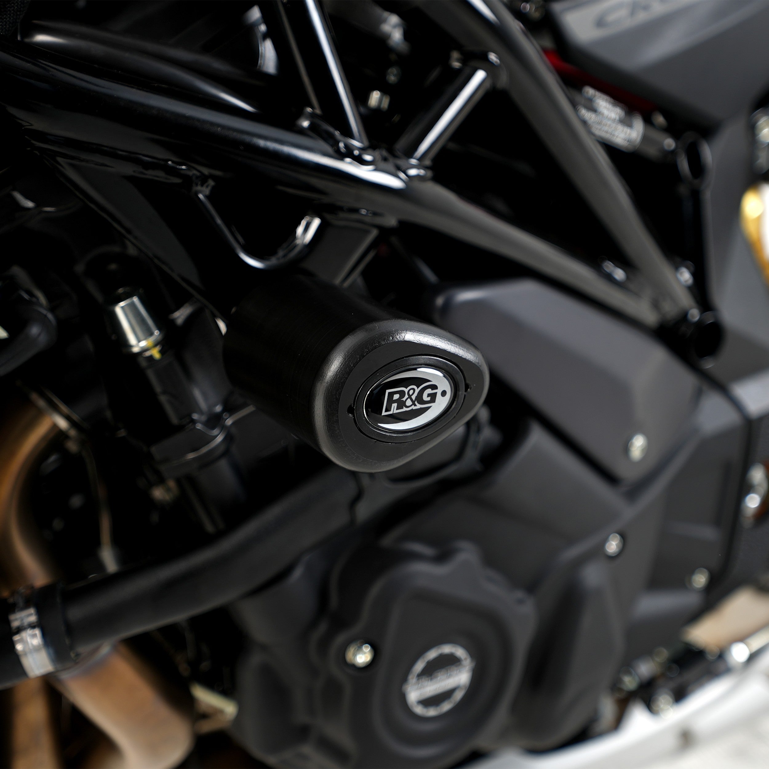 R&G Crash Protectors | White | MV Agusta Brutale 1000 RR 2020 & MV Agusta Brutale 1000 RS 2024>2025