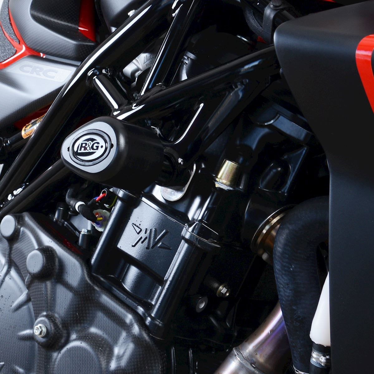 R&G Crash Protectors | White | MV Agusta Brutale 1000 RR 2020 & MV Agusta Brutale 1000 RS 2024>2025