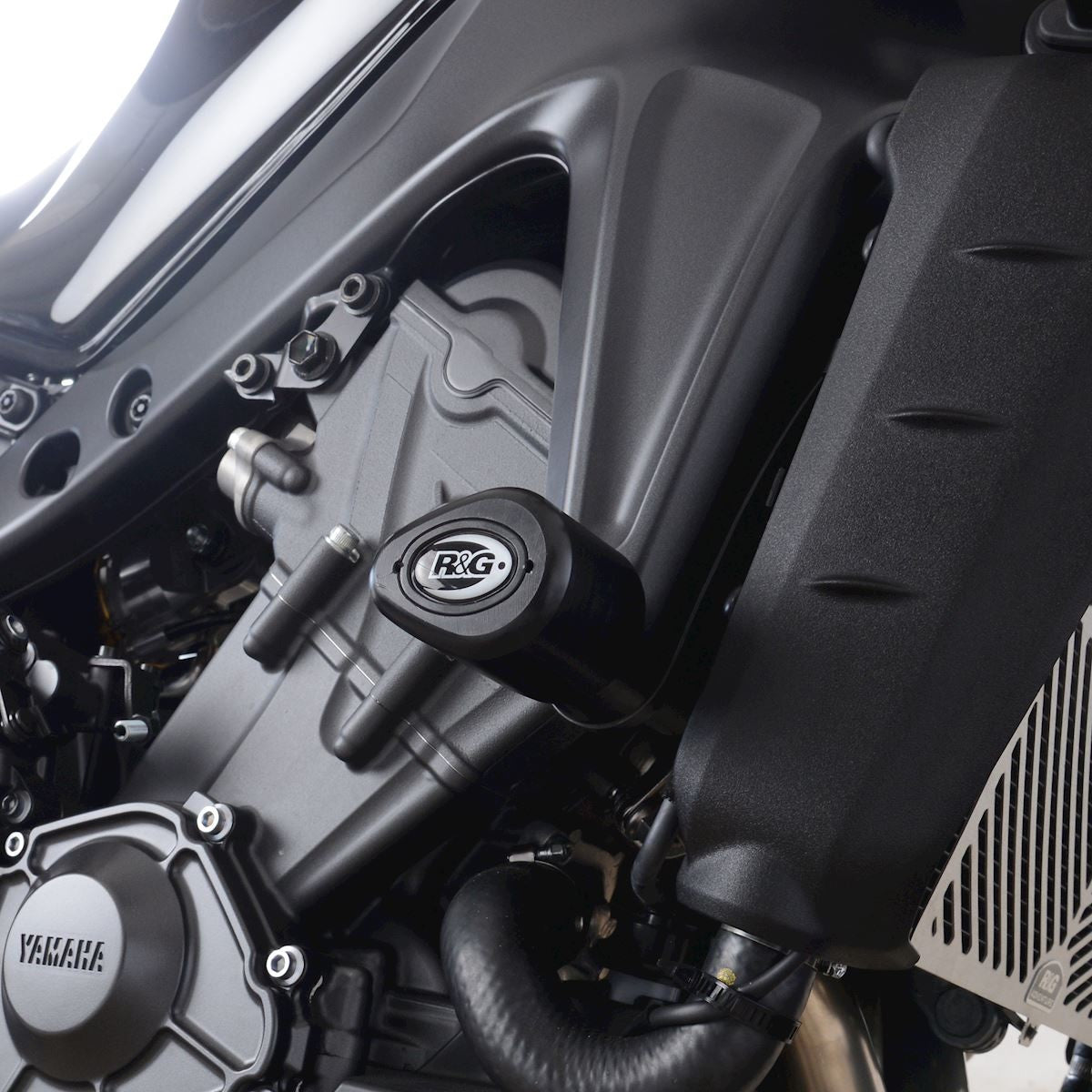 R&G Crash Protectors | Black | Yamaha Tracer 9 2021>2024 & Yamaha XSR 900 2022>2024 & Yamaha MT-09 2021>Current & Yamaha Tracer 9 GT 2021>Current & Yamaha Tracer 9 GT+ 2025>Current & Yamaha MT-09 SP 2021>2023