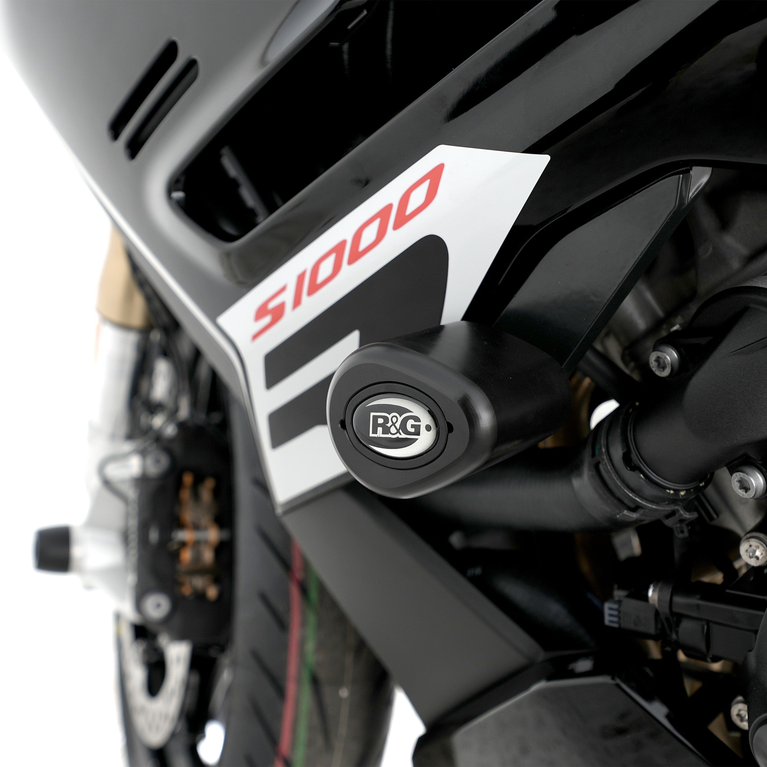 R&G Crash Protectors | Black | BMW S 1000 R 2021>Current & BMW M 1000 R 2025>Current - Pyramid Motorcycle Accessories