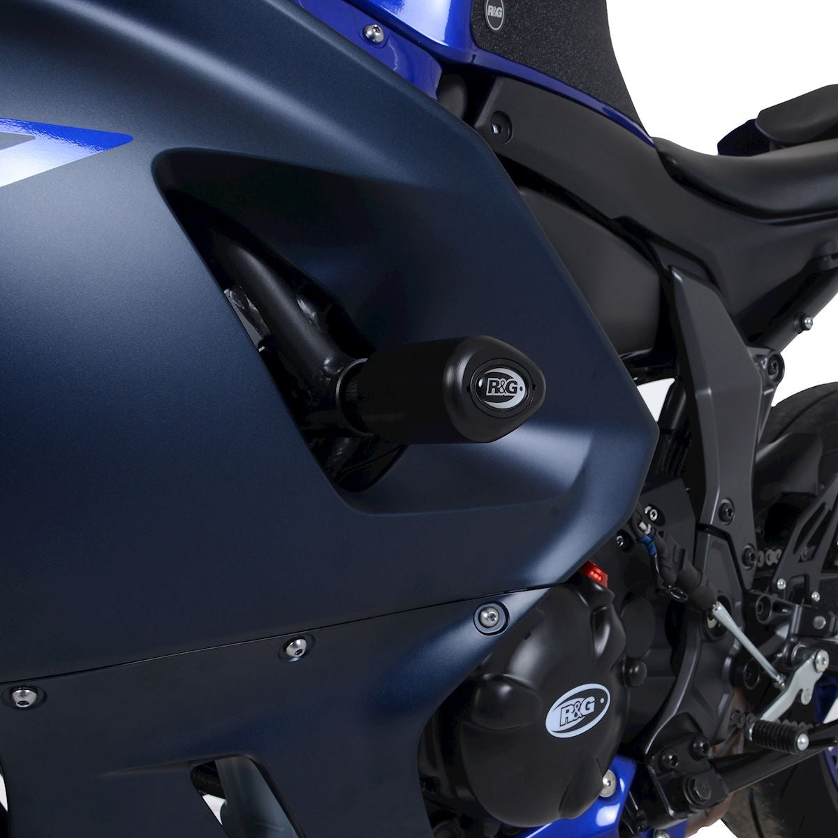 R&G Crash Protectors | White | Yamaha YZF-R7 2022>2025