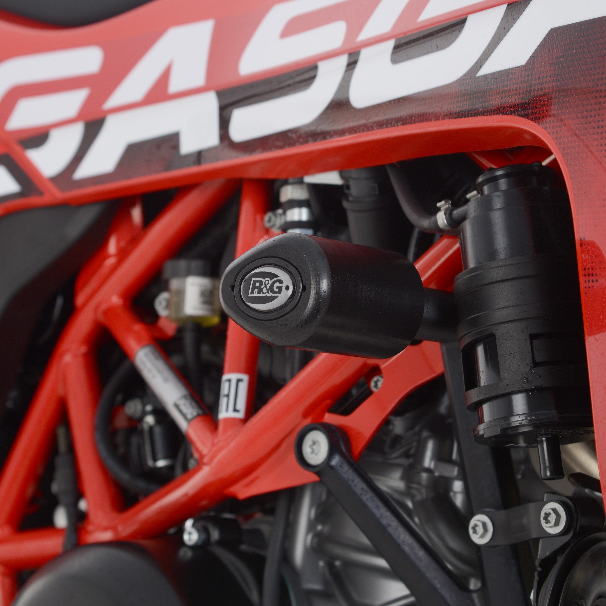 R&G Crash Protectors | Black | Gas Gas SM700 2022>2025 - Pyramid Motorcycle Accessories