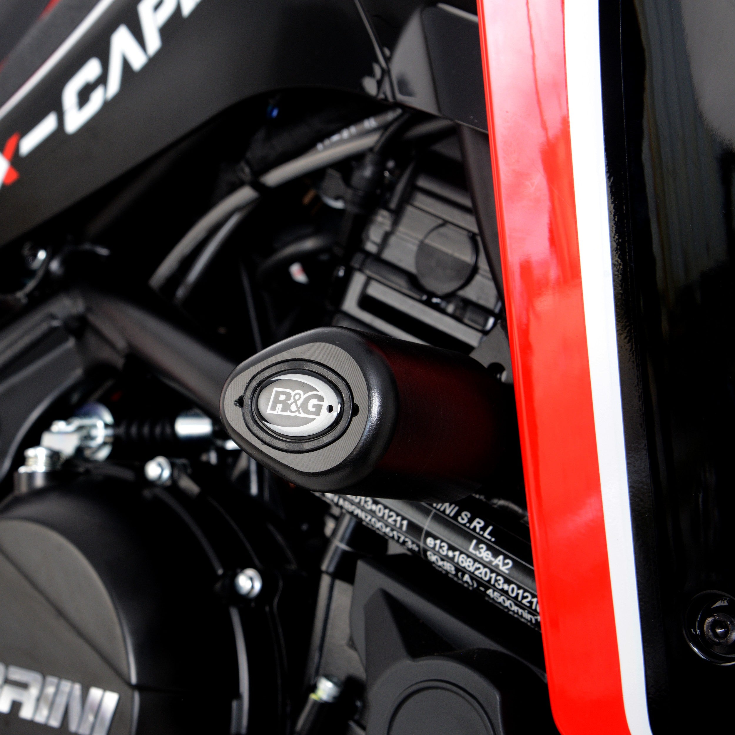 R&G Crash Protectors | Black | Moto Morini X-Cape 650 2021>Current - Pyramid Motorcycle Accessories