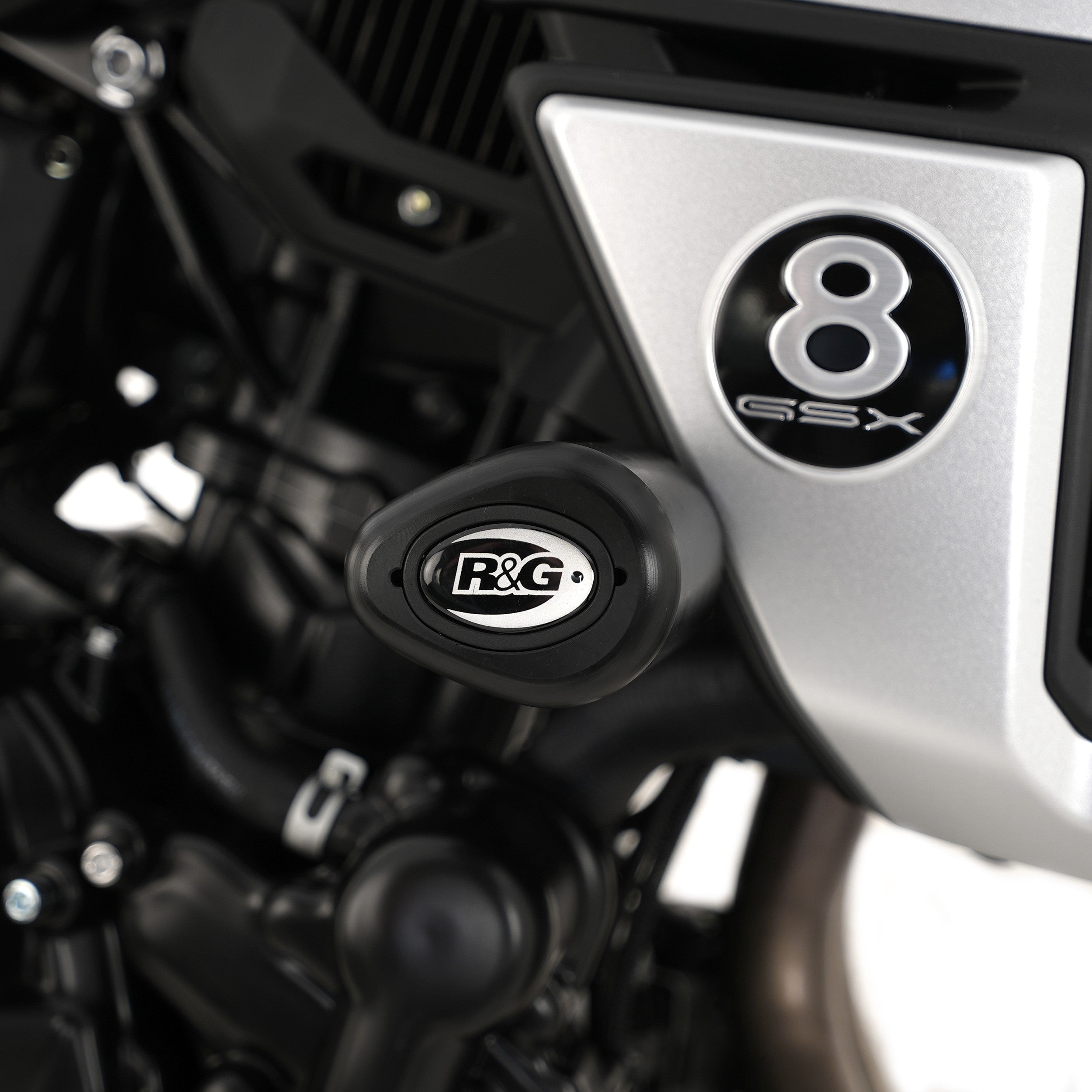 R&G Crash Protectors | Black | Suzuki GSX-8T 2025>Current & Suzuki GSX-8TT 2025>Current & Suzuki GSX-8S 2023>Current