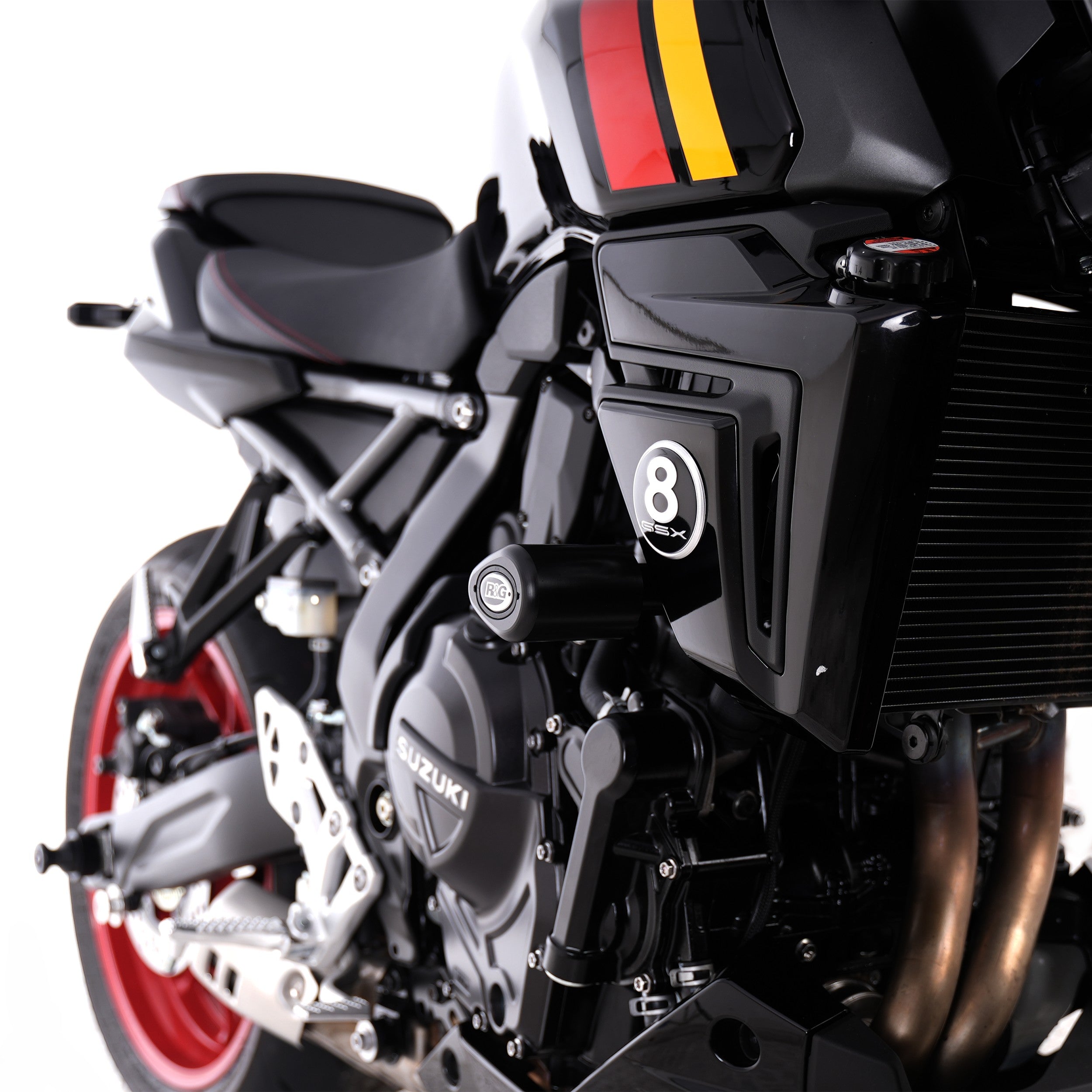 R&G Crash Protectors | Black | Suzuki GSX-8T 2025>Current & Suzuki GSX-8TT 2025>Current & Suzuki GSX-8S 2023>Current