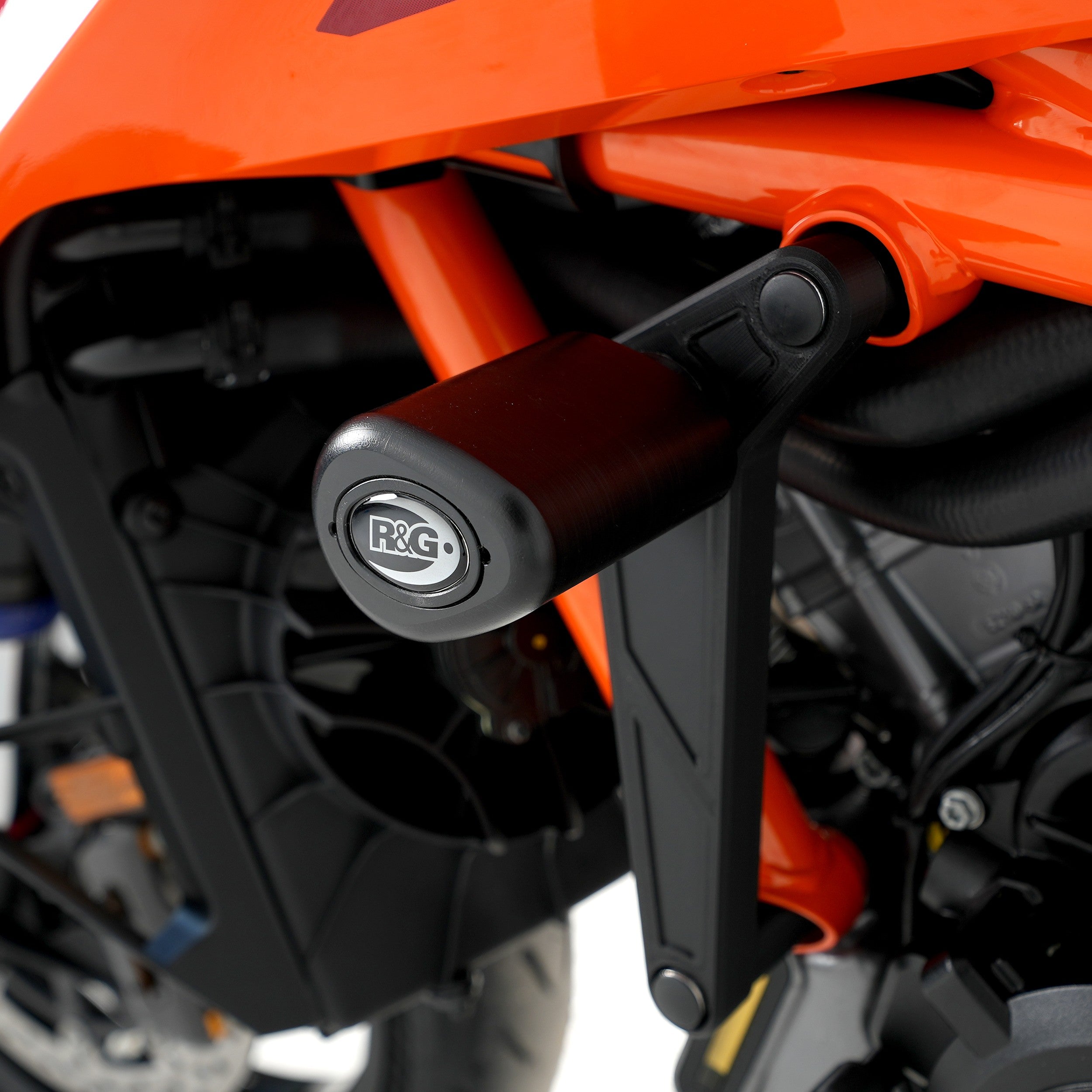 R&G Crash Protectors | Black | KTM 1390 Super Duke R Evo 2024>Current & KTM 1390 Super Duke R 2024>Current - Pyramid Motorcycle Accessories
