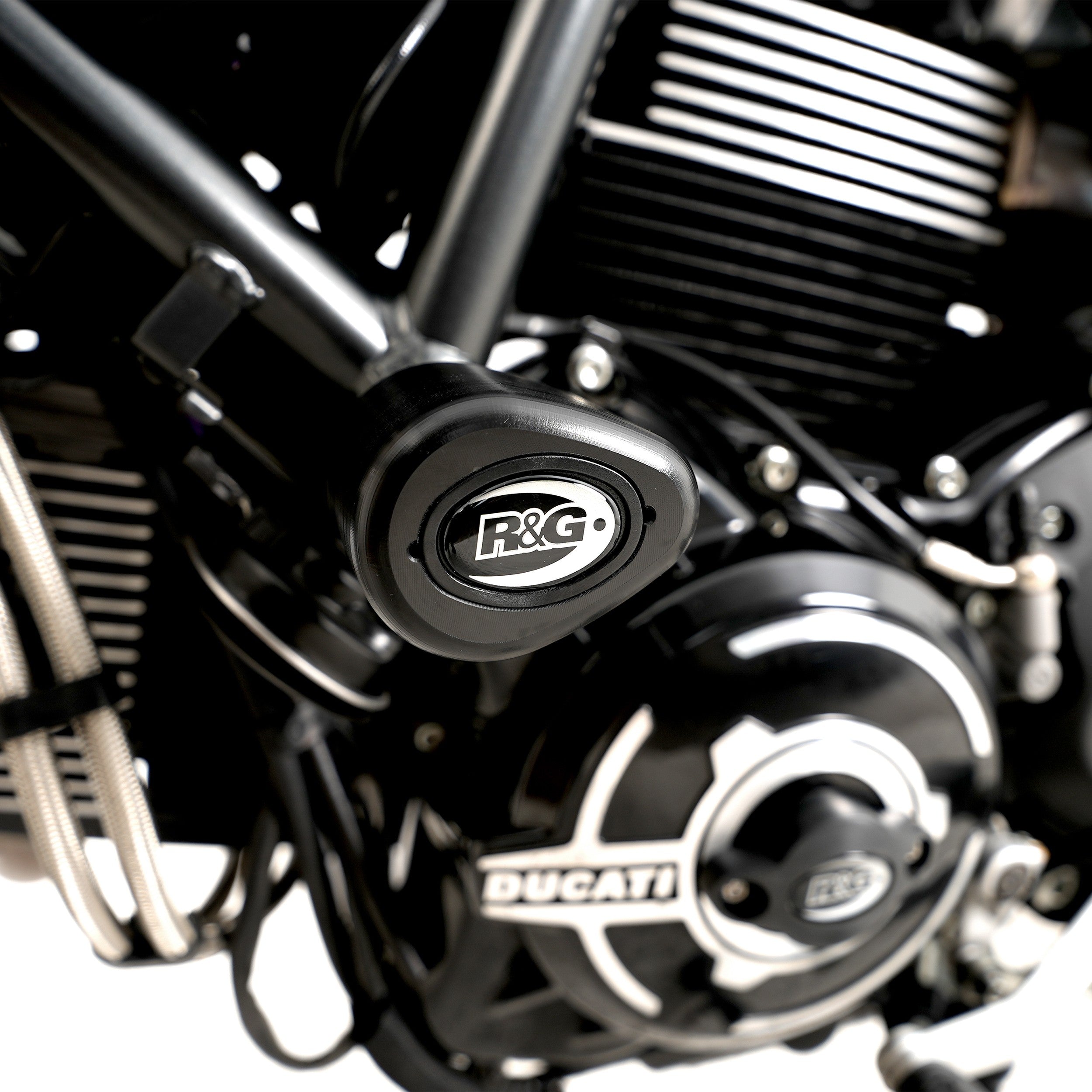 R&G Crash Protectors | Black | Ducati Scrambler 1100 Pro 2020>2025