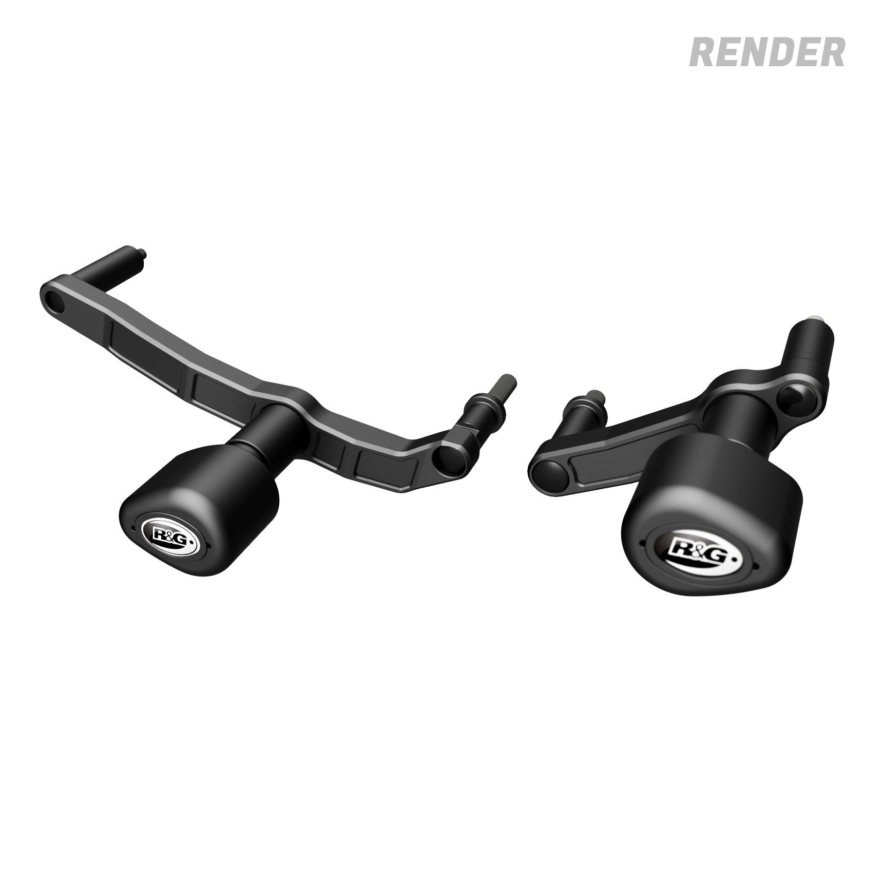R&G Crash Protectors | Black | Ducati Multistrada V4 2021>Current & Ducati Multistrada V4 S 2021>Current & Ducati Multistrada V4 RS 2024>Current & Ducati Multistrada V4 Rally 2023>Current