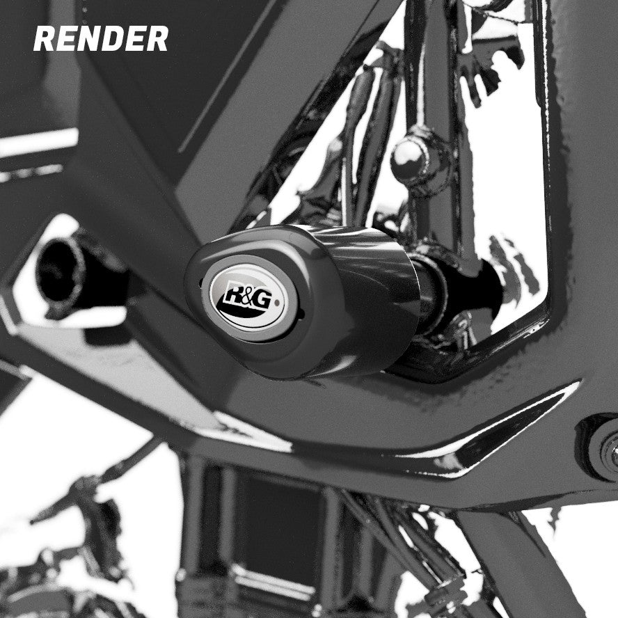 R&G Crash Protectors | Black | Kawasaki KLE 500 2026 & Kawasaki KLE 500 SE 2026