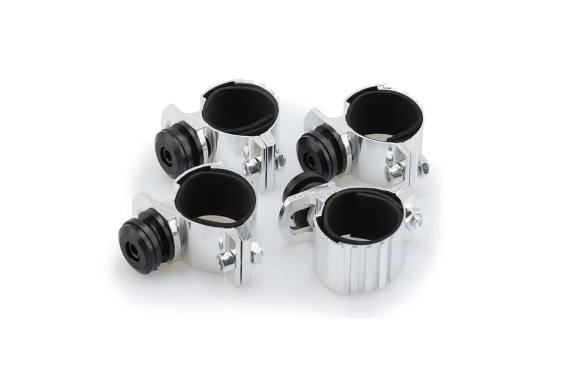 Customacces Clamps | Chrome | Harley Davidson Dyna Fat Bob (FXDB) 2008>2017 - Shop name